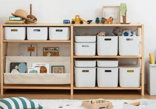 Fashion Pine Shelf Unit - Wide - Small Pine Shelving Units