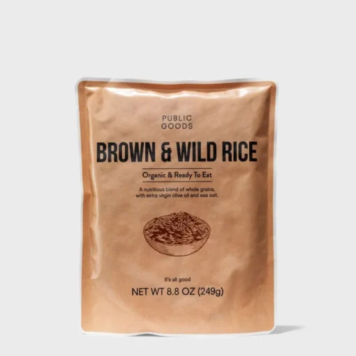 Fashion Ready To Eat Organic Brown & Wild Rice Public Goods|Dry Soups