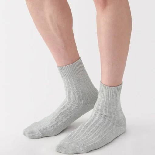 Fashion Right Angle Ribbed Thick Short Socks Women Socks|Socks