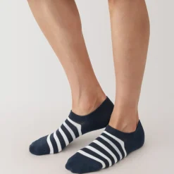 Fashion Right Angle Striped Sneaker Socks Women Socks|Socks