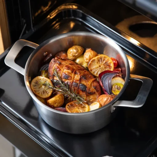 Outlet Stainless Aluminium 3-Layer Steel Saucepot 3.2 Qt Kitchen Appliances & Cookware