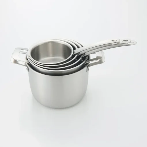 Discount Stainless Aluminium 3-Layer Steel Saucepan 2.1 Qt Kitchen Appliances & Cookware