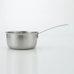 Discount Stainless Aluminium 3-Layer Steel Saucepan 2.1 Qt Kitchen Appliances & Cookware