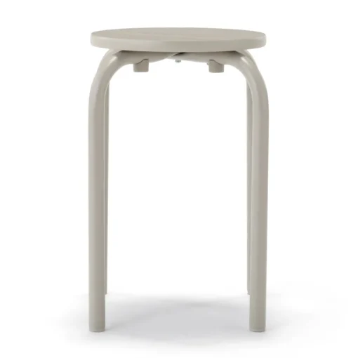 Sale Steel Pipe Stacking Stool - Warm Gray Stools & Benches|Dining Chairs