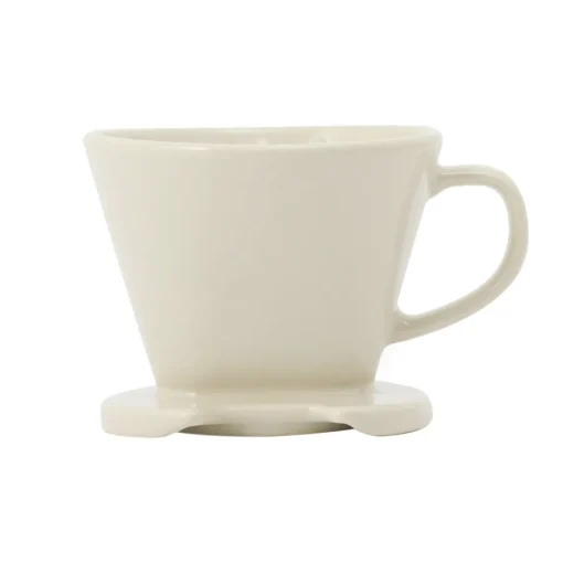 Sale Stoneware Coffee Dripper - Gray Beige Beverages