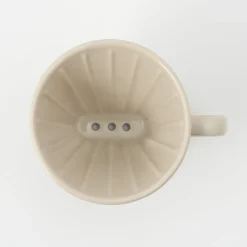 Sale Stoneware Coffee Dripper - Gray Beige Beverages