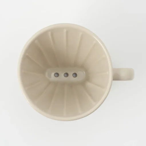 Sale Stoneware Coffee Dripper - Gray Beige Beverages
