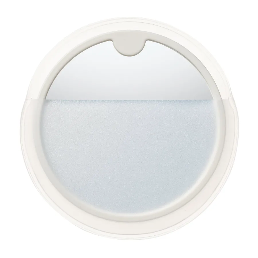 New Styrene Round Compact Mirror Makeup Accessories