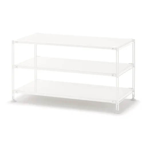 Outlet SUS Shelving Unit - Light Gray - Wide - Mini Light Gray Steel Shelving Units