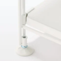 Outlet SUS Shelving Unit - Light Gray - Wide - Mini Light Gray Steel Shelving Units