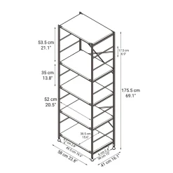 New SUS Shelving Unit - Oak - Regular - Large Oak Wood Shelving Units