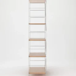 Online SUS Shelving Unit - Oak - Wide - Large Oak Wood Shelving Units