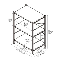 Outlet SUS Shelving Unit - Stainless Steel - Regular - Small Stainless Steel Shelving Units