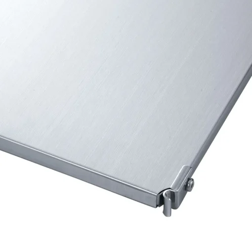 Outlet SUS Shelving Unit Additional Shelf -  Stainless Steel - Regular Stainless Steel Shelving Units