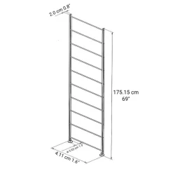 Discount SUS Shelving Unit Additional Frame - Stainless Steel / Oak - Large Stainless Steel Shelving Units|Oak Wood Shelving Units