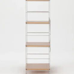 Clearance SUS Shelving Unit- Oak - Regular - Medium Oak Wood Shelving Units