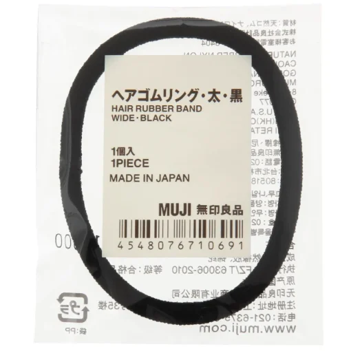 Hot Thick Rubber Hair Band Black (1 pc) Hair Care