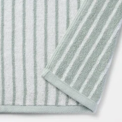 Outlet Twin Pile Reversible Stripe Hand Towel Towels
