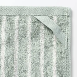Outlet Twin Pile Reversible Stripe Hand Towel Towels