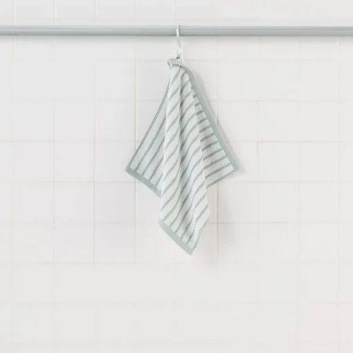 Outlet Twin Pile Reversible Stripe Hand Towel Towels