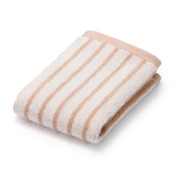 Outlet Twin Pile Reversible Stripe Hand Towel Towels