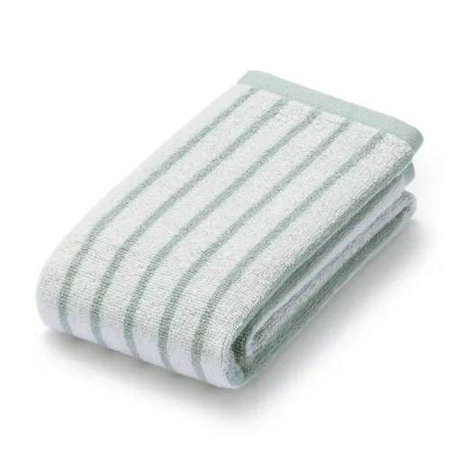 Sale Twin Pile Reversible Stripe Face Towel Towels