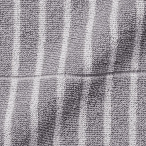 Discount Twin Pile Reversible Stripe Bath Towel Towels