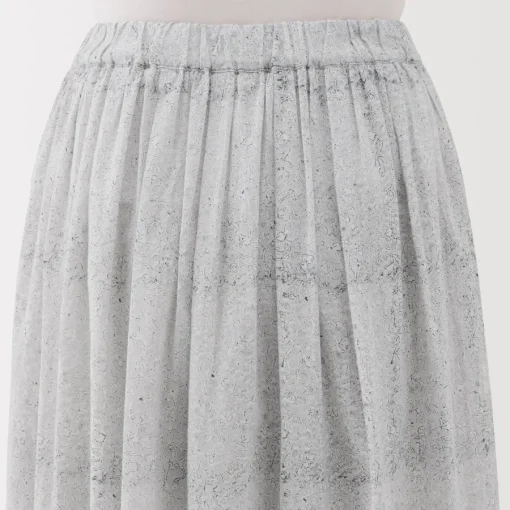 Discount Women's Block Print Gather Maxi-Skirt Women Shorts & Skirts