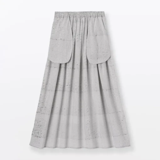 Discount Women's Block Print Gather Maxi-Skirt Women Shorts & Skirts