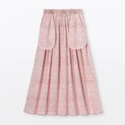 Discount Women's Block Print Gather Maxi-Skirt Women Shorts & Skirts