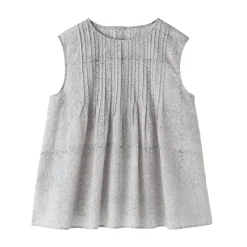 New Women's Block Print Sleeveless Blouse Women Tops & Shirts