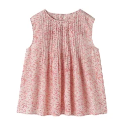 New Women's Block Print Sleeveless Blouse Women Tops & Shirts