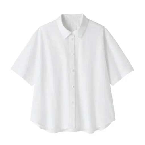 Discount Women's Cool Touch Regular Collar Short Sleeve Shirt Women Tops & Shirts