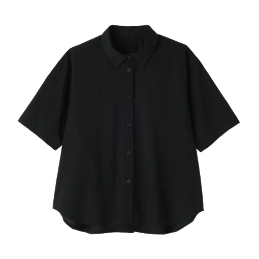 Discount Women's Cool Touch Regular Collar Short Sleeve Shirt Women Tops & Shirts