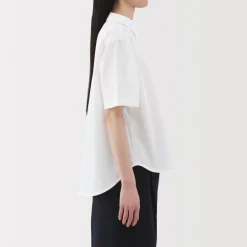 Discount Women's Cool Touch Regular Collar Short Sleeve Shirt Women Tops & Shirts