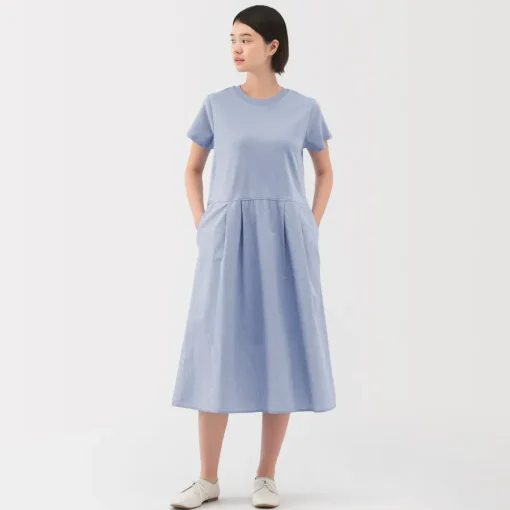 Online Women's Cool Touch Short Sleeve Dress Women Dresses