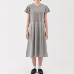 Online Women's Cool Touch Short Sleeve Dress Women Dresses