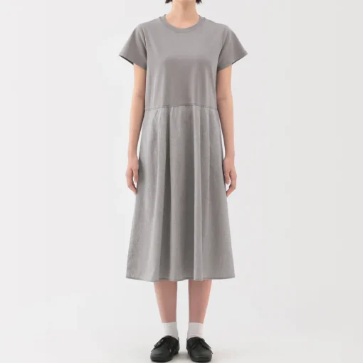 Online Women's Cool Touch Short Sleeve Dress Women Dresses