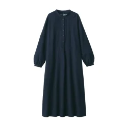 New Women's Cotton Voile Long Sleeve Dress Women Dresses