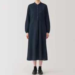 New Women's Cotton Voile Long Sleeve Dress Women Dresses