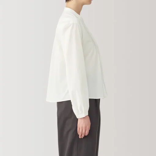 Outlet Women's Cotton Voile Long Sleeve Blouse Women Tops & Shirts