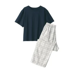 Discount Women's Double Gauze Short Sleeve Loungewear Set Pajamas & Loungewear|Loungewear