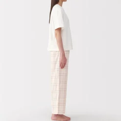 Discount Women's Double Gauze Short Sleeve Loungewear Set Pajamas & Loungewear|Loungewear