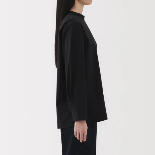 Best Women's Easy-Dry Broadcloth Long Sleeve Blouse Women Tops & Shirts