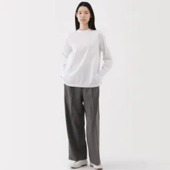 Best Women's Easy-Dry Broadcloth Long Sleeve Blouse Women Tops & Shirts