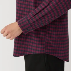 Fashion Women's Flannel Regular Collar Long Sleeve Patterned Shirt Women Tops & Shirts