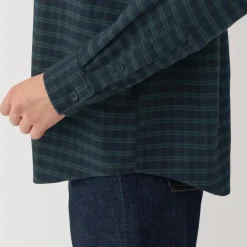Online Women's Flannel Stand Collar Long Sleeve Patterned Blouse Women Tops & Shirts