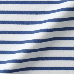 Outlet Women's Heavy Weight Boat Neck Long Sleeve Striped T-Shirt Women T-Shirts