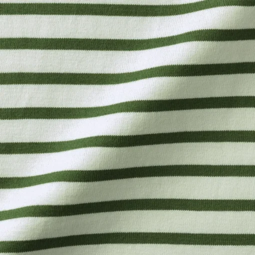 Outlet Women's Heavy Weight Boat Neck Long Sleeve Striped T-Shirt Women T-Shirts