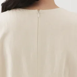 Hot Women's Hemp Blend Twill Jumpsuit Women Dresses